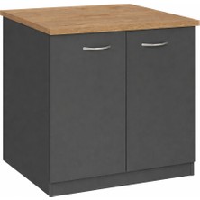 T Designo Fara Bulaşık Makinesi - Çamaşır Makinesi Alt Dolabı - 70 cm