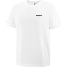 Salomon Salomon Logo Tee M LC2526400 Beyaz Tişört