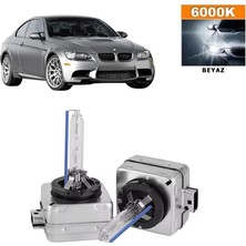 3 Tıkla Bmw 3 Serisi E92-E93 2005-2012 Xenon D1S / D1R 6000K Beyaz Hıd Xenon Ampul 2 Adet