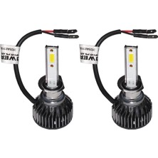 3 Tıkla MaxPower Alfa Romeo 146 H1 Kısa Beyaz Led Xenon 8000 Lümen