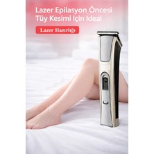 Gaman RD-128 Lazer Epilasyon Öncesi Tüy Kısaltma Makinesi Ense ve Kaş Kısaltma Aleti 0.1mm