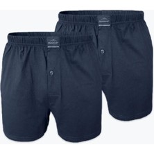 Malabadi Erkek Füme 2 Li Paket Geniş Kalıp %100 Pamuk Boxer 024