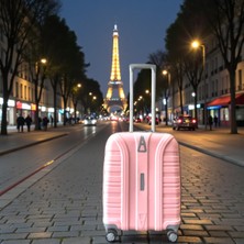 Kapella Accord Kırılmaz Pp Valiz Pudra Pembe Kabin Boy