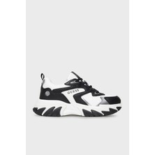 Guess Notiss Logolu Bağcıklı Sneaker Ayakkabı FLPNTSELE12 Bayan Ayakkabı Flpnts ELE12 Black