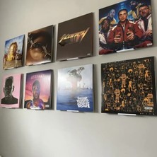 Sora Design Dekoratif Duvar Tipi Plak Tutucu Askı Raf (1 Adet)