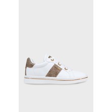 Guess Stew Logolu Bağcıklı Sneaker Ayakkabı FLPSTWFAL12 Bayan Ayakkabı Flpstw FAL12 Beıbr