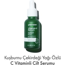 Green Label Kuşburnu Çekirdeği Yağı Özlü C Vitamini Cilt Serumu Canlandırıcı Ve Aydınlatıcı Etkili 30 ml