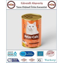 Petzz Cats Tavuk Etli Yetişkin Kedi Konservesi 400GR
