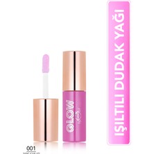 Flormar Glow Lip Oil Nemlendirici Etkili & Işıltılı Bitişli Renkli Dudak Yağı (001 Shine Your Lips) 8682536104074