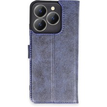  Realme C63 Kılıf Trend S Plus Kapaklı Kılıf - Lacivert