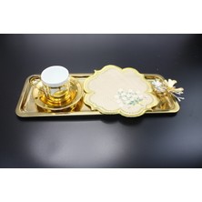 Nakışkonsept Papatya Desenli Puanlı Kokteyl Peçete 6lı