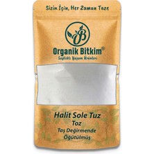 Organik Bitkim Halit Sole Tuz Taş Değirmende Öğütülmüş 1 kg