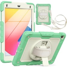  iPad 5 Air 9.7 Kılıf Strap New Tablet Kapak - Yeşil