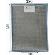 Akat Teka Ile Uyumlu TCE60VR01 Aspiratör Davlumbaz Metal Yağ Filtresi