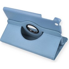  iPad Mini 1 Kılıf 360 Tablet Deri Kılıf - Turkuaz