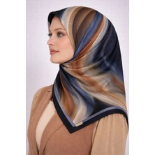 Mavi İpek Mavi Ipek Pamuklu Soft Eşarp D18