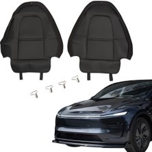 Ramm Tesla Juniper Ön Koltuk Arkası Koruyucu Kaplama - Sağ ve Sol - 2 Li Set - Siyah