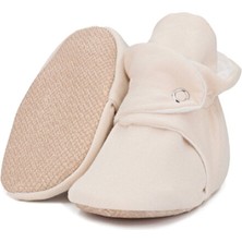 Ella Bonna Kaydırmaz Taban Organik Pamuklu Bebek Ve Çocuk Panduf, Erkek Çocuk İçin Basic Desenli