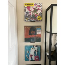 Sora Design Duvar Tipi Plak Tutucu Askı – Dekoratif Vinyl Record Sergileme Aparatı