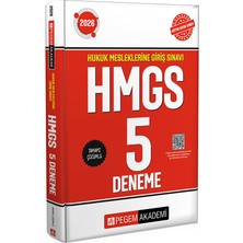 Pegem Akademi Yayıncılık 2026 Hukuk Mesleklerine Giriş Sınavı HMGS Tamamı Çözümlü 5 Deneme