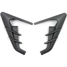 Ramm Tesla Juniper Yan Kamera Çerçeve Kapağı Hw4.0 Katmanlı Model - 2 Adet - Mat Karbon Siyah