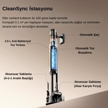 Uwant 600W Motor Gücüne Sahip Otomatik Gri Dikey Süpürge V600