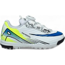 Kindep (Laliga) Mekanizmalı&bağcıklı Çocuk Halisaha Ayakkabı Beyaz