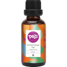 Pess Portakal Kabuğu Yağı 30 ml | %100 Saf | Cam Şişe | Bitkisel Yağ, Cilt, Saç ve Bakım Yağı