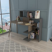Lagomood Uzay Çalışma Masası Antrasit  Ceviz