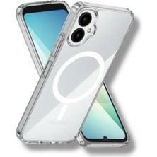 Teknolojivadim Samsung Galaxy A16 Orijinal Megasafe Manyetik Şeffaf Kılıf – Güçlü Tutuş & Premium Koruma