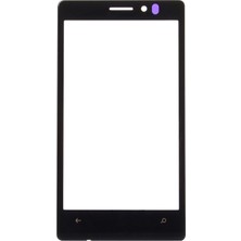 OEM Nokia 925 Ön Cam Siyah ( Ekran Koruyucu Değildir )