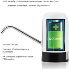 Storemax Şarjlı Damacana Su Pompası – USB ile Şarj Edilebilir, Otomatik Tek Motorlu Su Pompası, Taşınabilir , Damacana Su Çekme Cihazı