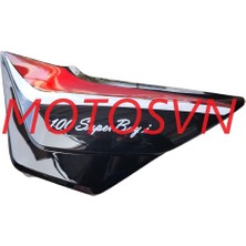 Motosvn Mondıal  Mg 100 Superboy I Sele Altı Yan Kapak Sol Siyah Orjinal