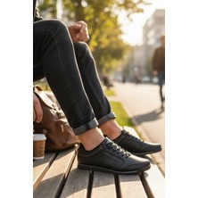 Enoch Erkek Diamond Logo Işlemeli Ince Tabanlı Günlük Casual Spor Ayakkabı Sneaker