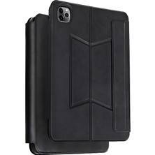 Teleplus iPad Pro 11 2025 M5 Border Keyboard Bluetooh Bağlantılı Standlı Klavyeli Tablet Kılıfı