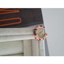 Pames Aksesuar Çiçek Desenli Earcuff