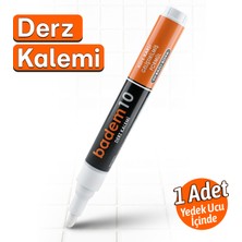 Badem10 Fayans Derz Dolgusu Boyama Boyası Kalemi Beyaz Hızlı Kuruyan Su Bazlı Kokusuz Kalıcı Yenileme