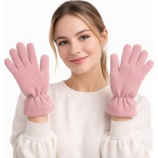 Bilekleri Büzgülü Kadın Örme Eldiven