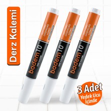 Badem10 Fayans Beyaz Derz Hazır Dolgusu Boyama Boyası Kalemi Hızlı Kuruyan Su Bazlı Yenileme (3 ADET)