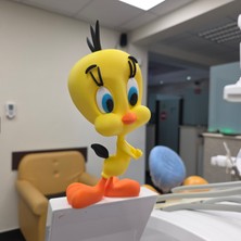 TriVox3D Tweety Çizgi Film Karakteri (Boy 23 Cm)