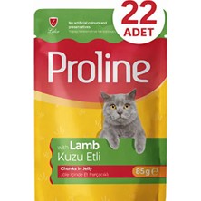 Proline Pouch Kuzu Etli Yaş Kedi Maması 12X85 G