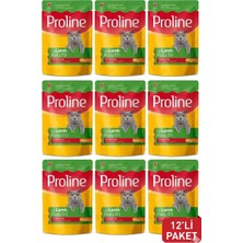 Proline Pouch Kuzu Etli Yaş Kedi Maması 85 G