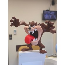 TriVox3D Tazmanya Canavarı Çizgi Film Karakteri (Boy 19 Cm)