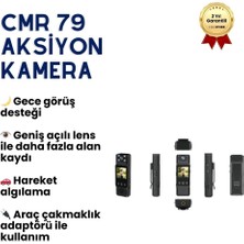 Hzl CMR79 Full HD Araç İçi Kamera | Gece Görüşlü, Geniş Açılı, Hareket Sensörlü Dash Cam