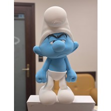 TriVox3D Huysuz Şirin Çizgi Film Karakteri (Boy 18 Cm)