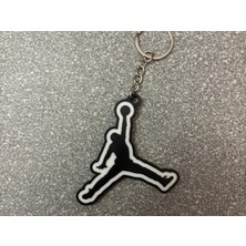 Sora Design Basketbol Smaç Silüeti Figürlü Dekoratif Anahtarlık Çanta Aksesuarı