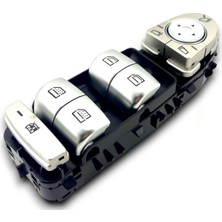 Rockswell Mercedes Ön Sol Cam Açma Kapama Düğmesi Dörtlü