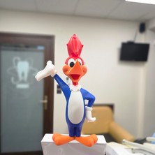 TriVox3D Woody Woodpecker Karakter Figür Oyuncak (Boy 23 Cm)