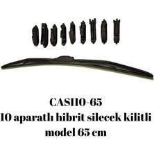 Space 10 Aparatlı Hibrit Silecek Kilitli Model 65 cm / CASI10-65