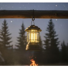 Çadır Dünyası Şarjlı Kamp Lambası - Güneş Panelli LED Aydınlatma - Outdoor ve Acil Durum